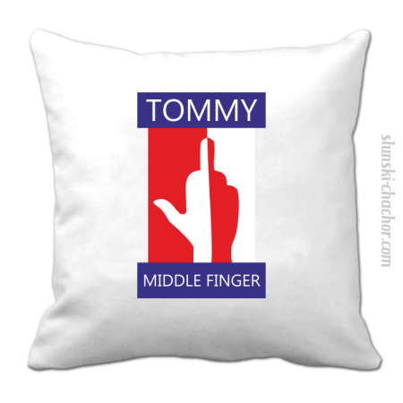 Tommy Middle Finger - Poduszka