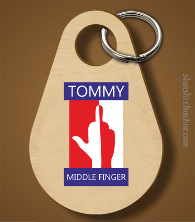 Tommy Middle Finger - Brelok