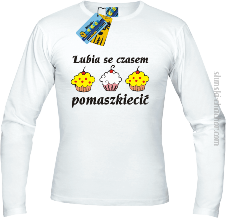 Lubia se czasem pomaszkiecić - longsleeve męski