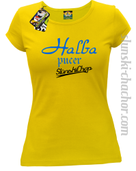 Halba pucer - Koszulka damska żółty