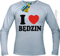 I love Będzin longsleeve z nadrukiem -  ash