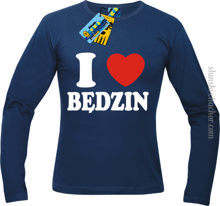 I love Będzin - longsleeve z nadrukiem 