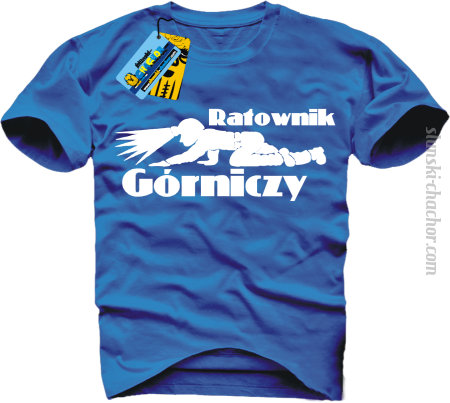 Ratownik górniczy - koszulka męska z nadrukiem Nr SLCH00010MK