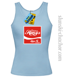 Enjoy hanys top damski z nadrukiem-sky blue