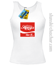 Enjoy hanys top damski z nadrukiem-white