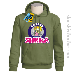Gryfno siorka - bluza damska z nadrukiem Nr SLCH00027DB - 8