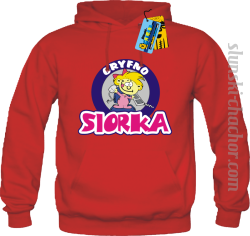 Gryfno siorka - bluza damska z nadrukiem Nr SLCH00027DB - 10