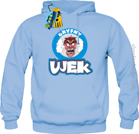 Gryfny ujek - bluza męska z nadrukiem Nr SLCH00021MB