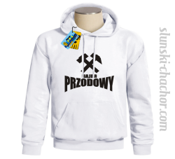Hajer Przodowy - bluza męska z nadrukiem - biały