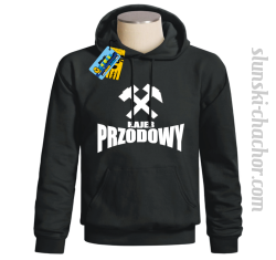 Hajer Przodowy - bluza męska z nadrukiem - czarny