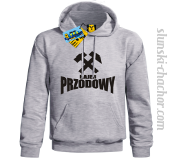 Hajer Przodowy - bluza męska z nadrukiem - melanżowy