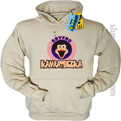 Gryfno kamrateczka bluza damska z nadrukiem - beige