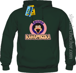 Gryfno kamrateczka bluza damska z nadrukiem - green
