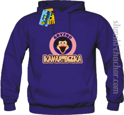 Gryfno kamrateczka bluza damska z nadrukiem - purple