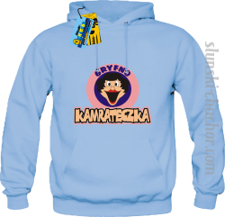 Gryfno kamrateczka bluza damska z nadrukiem - sky blue