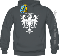 Górny ślunsk bluza męska z nadrukiem-grey