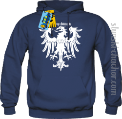 Górny ślunsk bluza męska z nadrukiem-navy blue