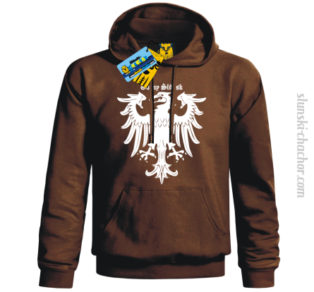 Górny ślunsk bluza męska z nadrukiem-brown