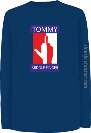 Tommy Middle Finger - Longsleeve dziecięcy