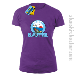Gryfny bajtel koszulka damska z nadrukiem - purple