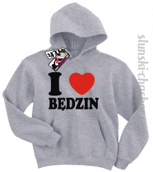 I love Będzin bluza dziecięca z nadrukiem - ash