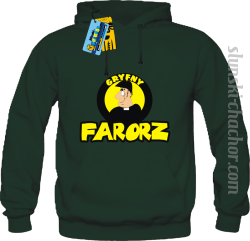 Gryfny farorz bluza męska z nadrukiem - green